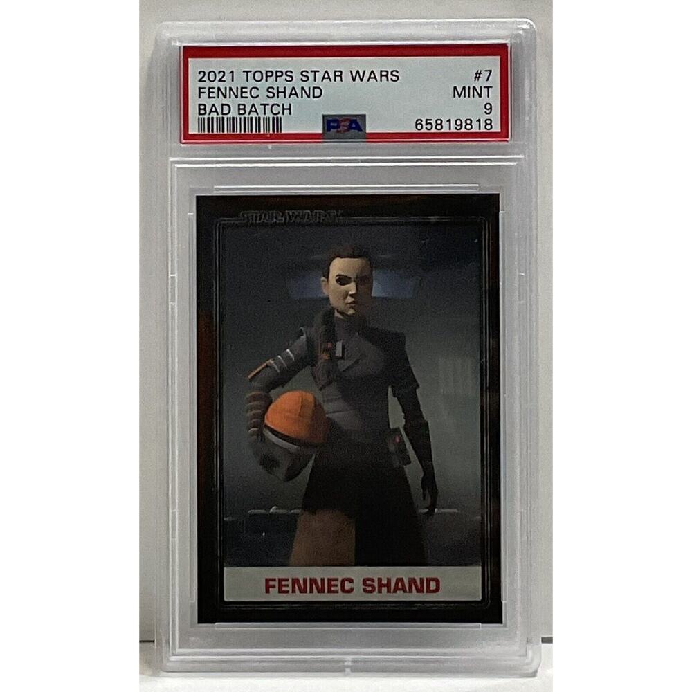 Star Wars 2021 Topps Fennec Shand Bad Batch #7 PSA 9 CERT#65819818